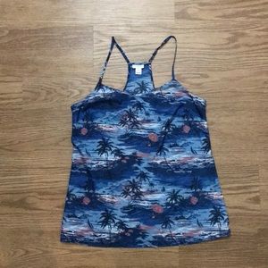 J. Crew printed tank